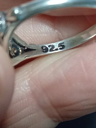 Anillo Plata Ley onix verde
