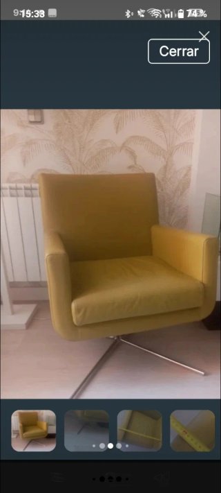 Butaca Sancal Modelo Moss Piel