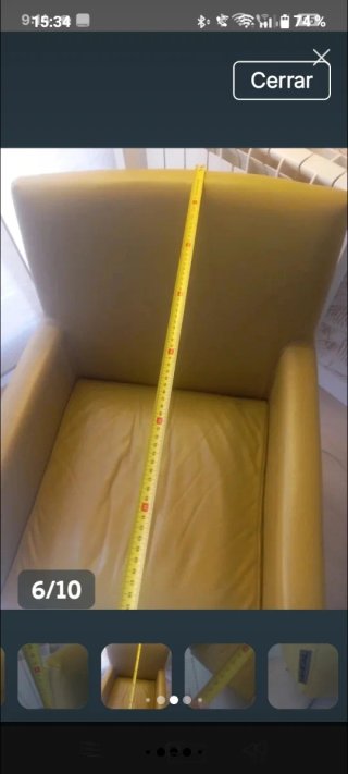 Butaca Sancal Modelo Moss Piel