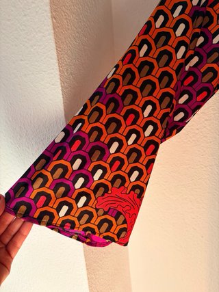 Vestido vintage estampado
