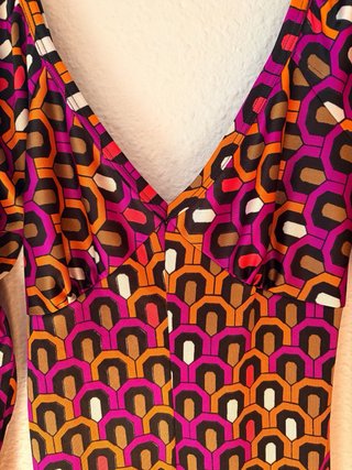 Vestido vintage estampado