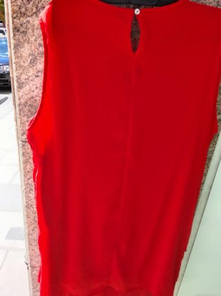 Vestido Zara Rojo Talla XL