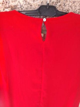 Vestido Zara Rojo Talla XL