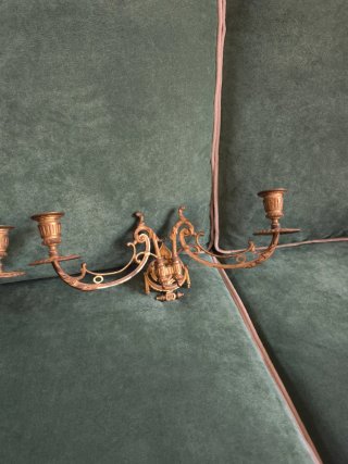 Candelabros pared antiguos