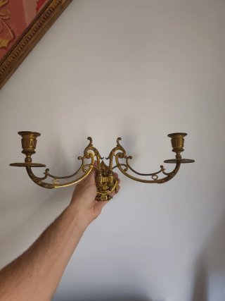 Candelabros pared antiguos