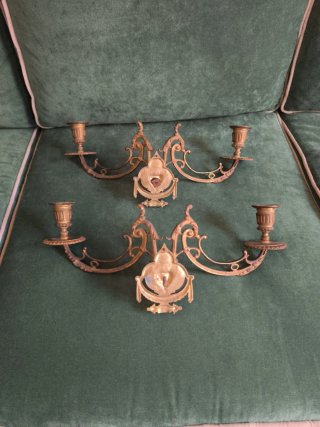 Candelabros pared antiguos