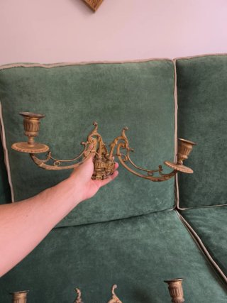Candelabros pared antiguos
