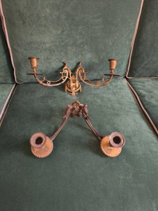 Candelabros pared antiguos