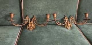 Candelabros pared antiguos