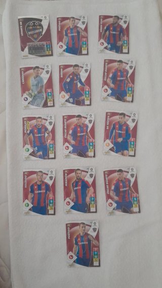 Lote cromos UD Levante Adrenalyn XL