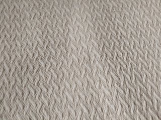 Manta sofá blanca y beige 220x160
