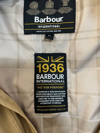 Sahariana Barbour Talla XL Beige