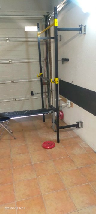 Rack de gimnasio plegable