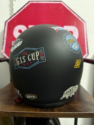 Casco Jet DMD Vintage STICKY talla M