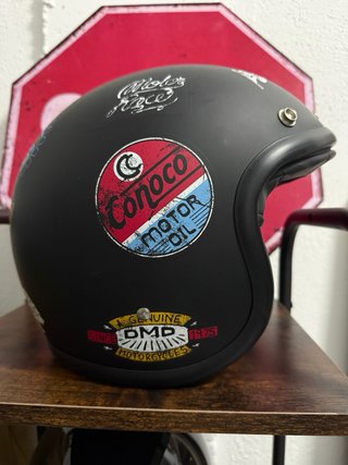Casco Jet DMD Vintage STICKY talla M
