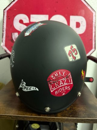 Casco Jet DMD Vintage STICKY talla M