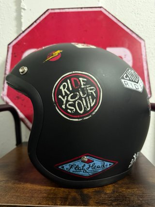 Casco Jet DMD Vintage STICKY talla M