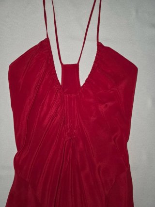 Vestido Zara T.M Tirantes Rojo