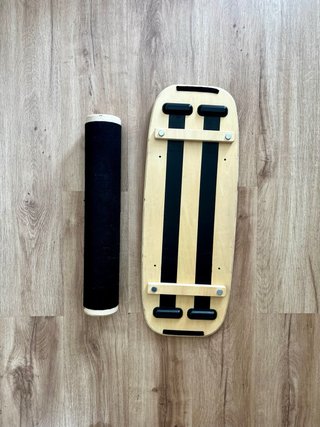 Balance board. Tabla de equilibrio con rodillo