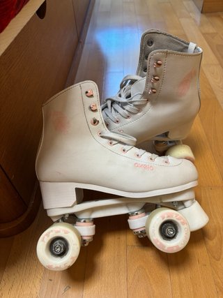 Patines de 4 ruedas blancos Talla 37