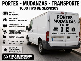 Portes, mudanzas y transporte económico