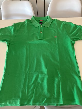 2 Polos Hombre PDH Verde y Blanco