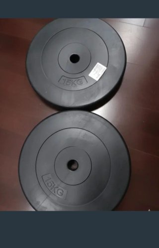Discos de pesas 15kg(28mm diámetro)