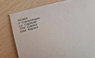 Cartolina vintage Roma Il Campidoglio