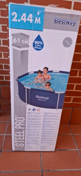 Piscina Bestway Steel Pro 2.44m