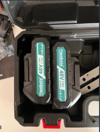 Motosega a batteria 48V 2 lame 4 e 6
