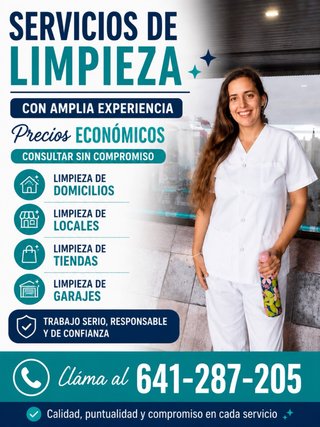 SERVICIOS DE LIMPIEZA Amplia experiencia y precio