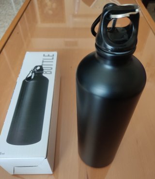 NUEVA Botella Aluminio Negra 800 ml