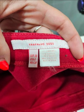 Falda Trafaluc Estampada Talla 38