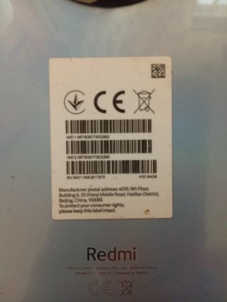 Móvil Xiaomi Redmi + funda trasera protector