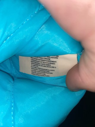 Chaqueta azul turquesa estilo bomber