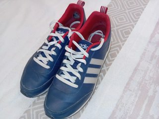 Zapatillas Adidas Hombre Azul y Rojo