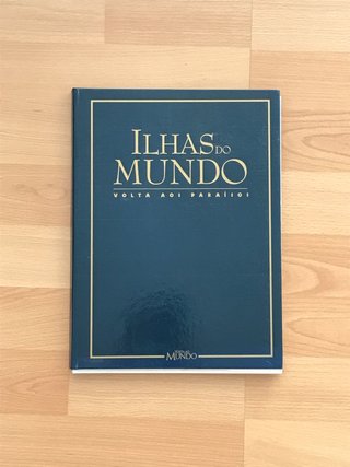 Revista livro Ilhas do Mundo Volta aos Paraísos