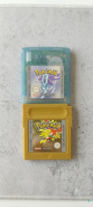 Lote Pokémon Edición Cristal y Oro Game Boy