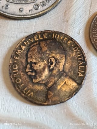 Monedas antiguas Italia Vittorio Emanuele