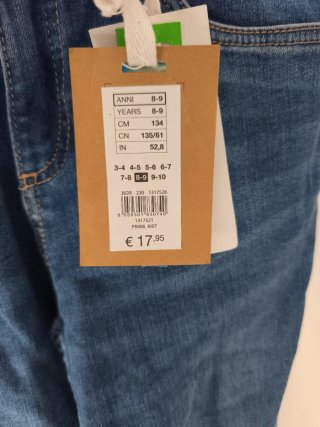 Pantalones vaqueros skinny niña