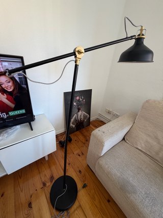 Lámpara de pie IKEA RANARP Negra