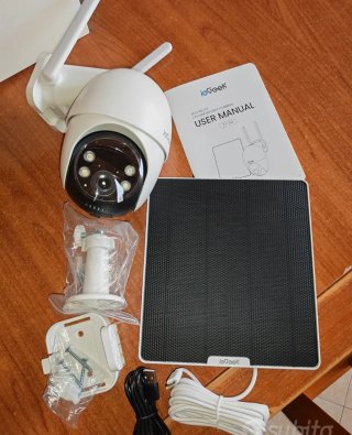 Telecamera ieGeek 4G LTE con pannello solare