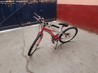 Bici BH Oregón 24 Roja y Blanca