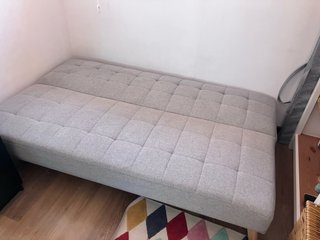 Sofá Cama Gris Claro