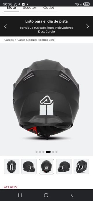 Casco Integral Acerbis Serel Negro