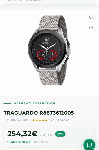 Reloj Maserati Traguardo Hombre