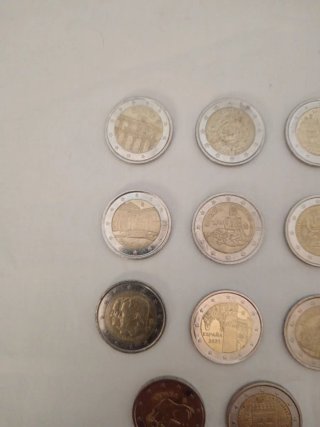 Lote 11 monedas 2 euros conmemorativas