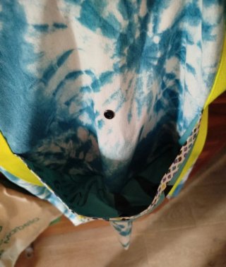 Bolsa Tote Maxi Azul y Blanco