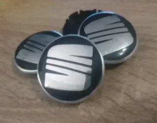 4 CENTROS RUEDA LLANTA SEAT LEÓN IBIZA CUPRA 56mm