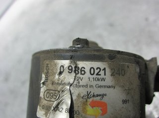 Motor arranque opel 1644795 0986021240 corsa c